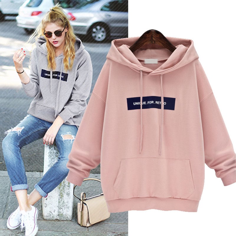 Plus Fleece Hooded Sweater for Students