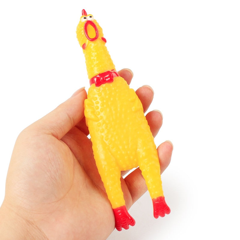 Screaming Chicken Toy - Stress Relief & Pet Play (17–39cm)