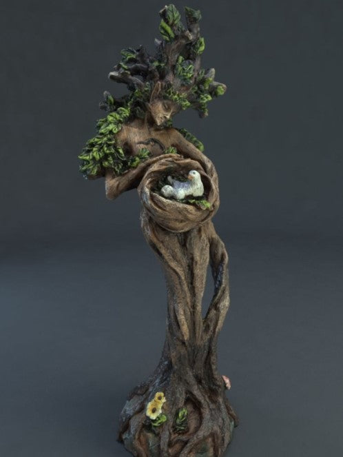Forest Goddess Resin Sculpture - 17cm Hand‑Crafted Decor