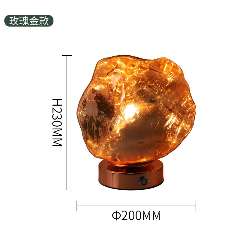 LavaStone™ Glass Table Lamp