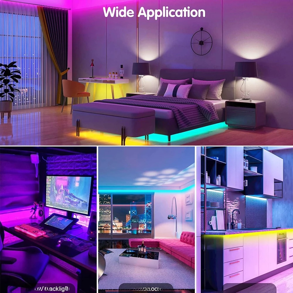 AuraGlow™ Smart LED Strip Lights