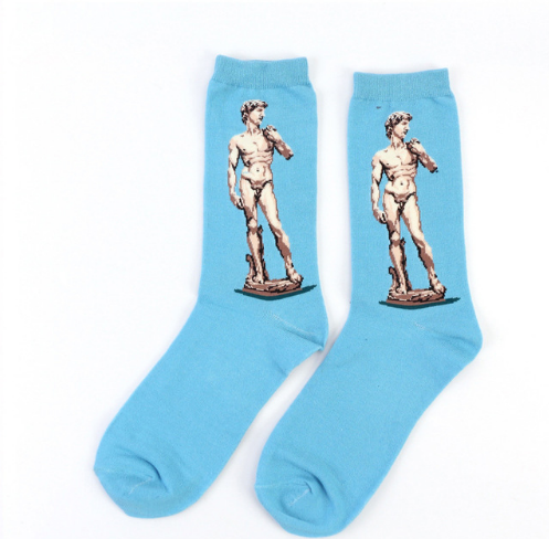 Artistic Cotton Socks for Men and Women