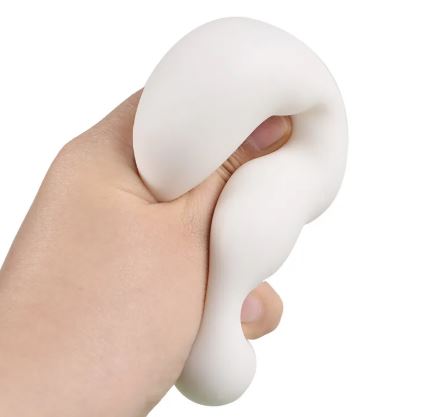 Squishy Tofu Stress Ball - Soft Kawaii Fidget Toy