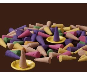 Mixed Scented Incense Cones: 78‑Piece Tower Box